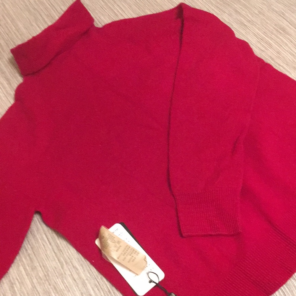 New cashmere sweater.